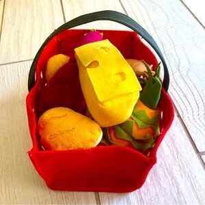 Fabric Fruit and Vegetable Basket Playset IKEA